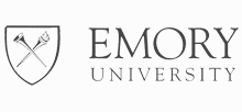 A logo of emory university for the college.