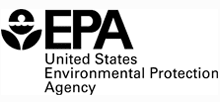 A black and white logo of the united states environmental protection agency.