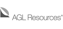 A green banner with the words agl resources in white.